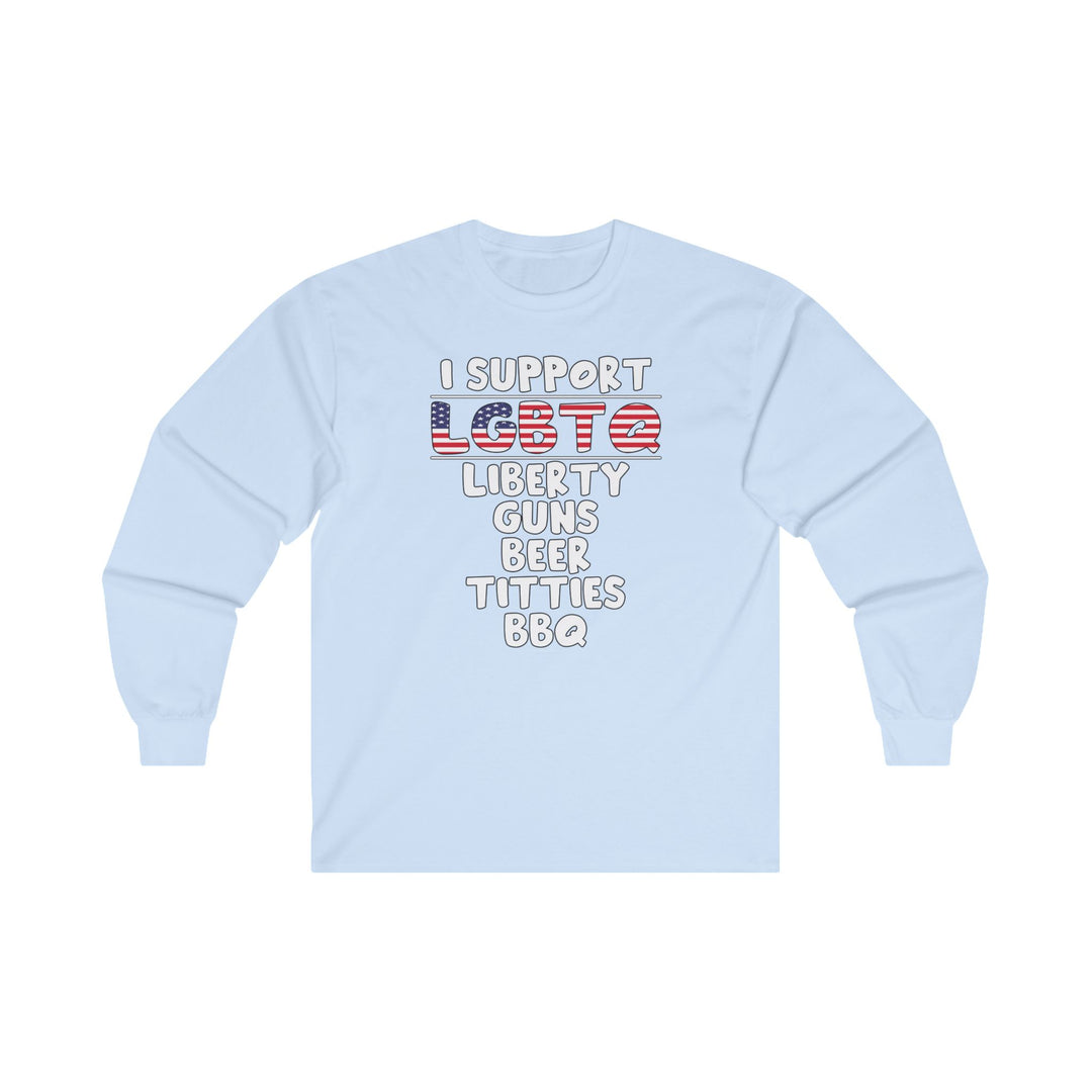 I Support LGBTQ Long Sleeve Tee