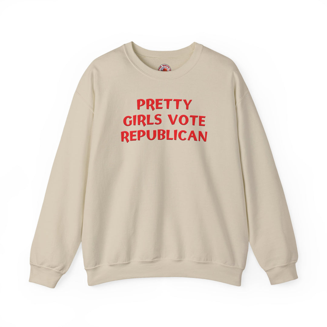 Pretty Girls Vote Republican Crewneck Sweatshirt