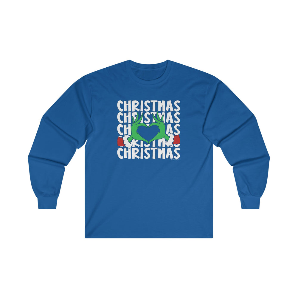 Christmas Heart Long Sleeve Tee