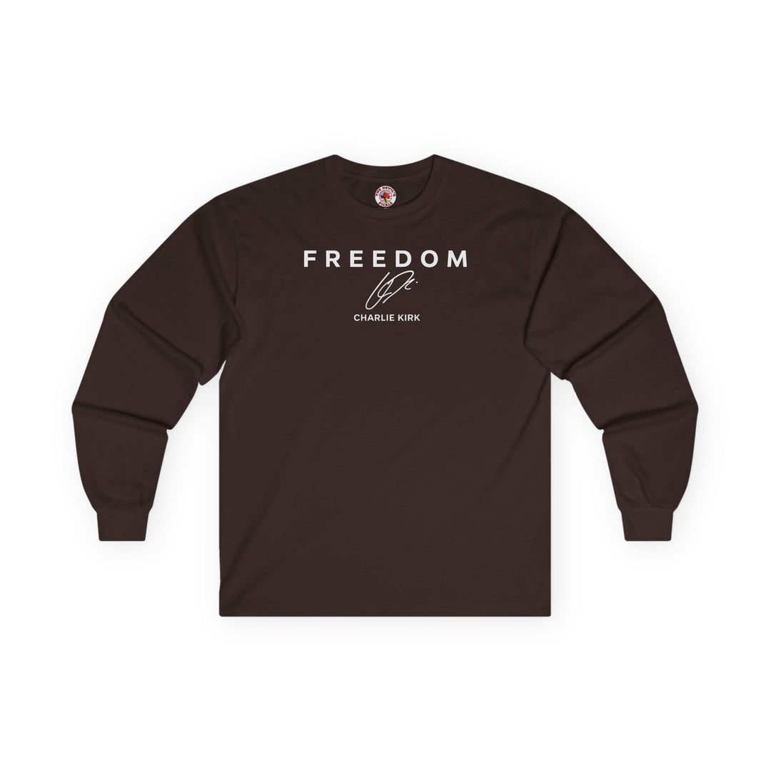 Charlie Kirk Freedom Long Sleeve Tee