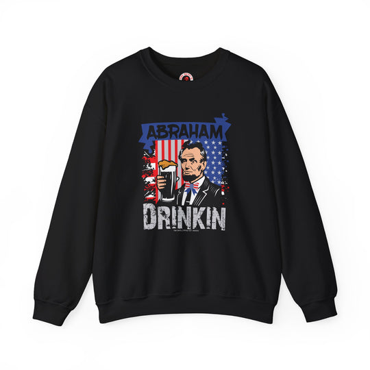 Abraham Drinking Crewneck Sweatshirt