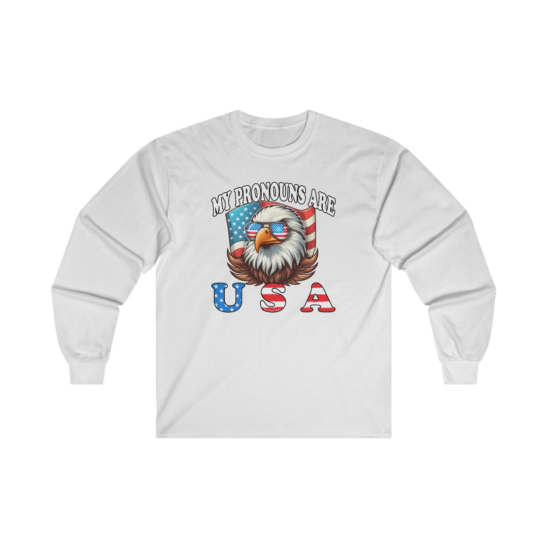 My Pronouns Are U.S.A Long Sleeve Tee