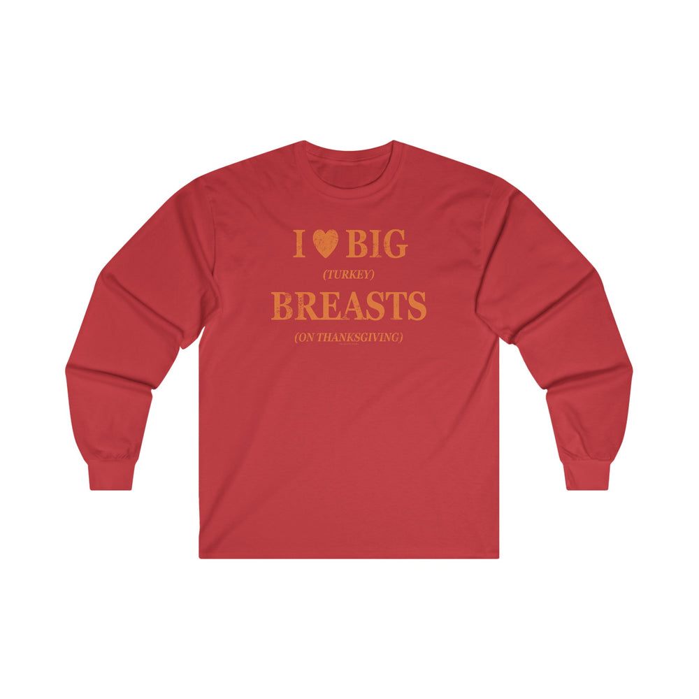 I Heart Big Breasts Long Sleeve Tee