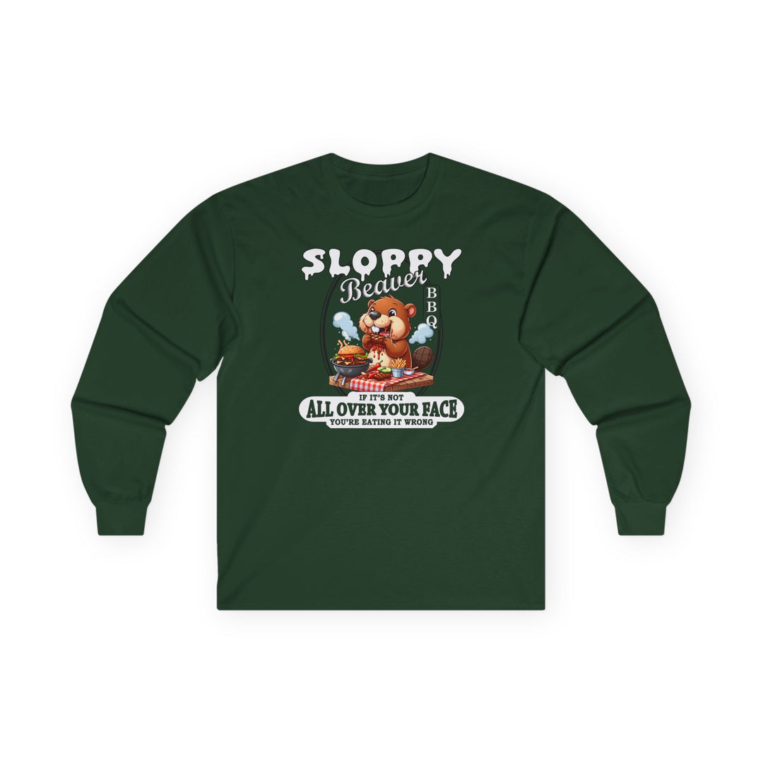 Sloppy Beaver BBQ Long Sleeve Tee