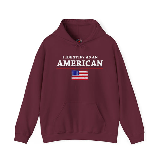 I Identify As An American Hooded Sweatshirt