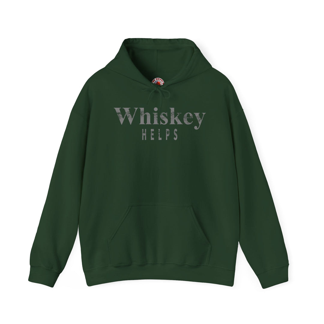 Whiskey Helps Hooded Sweatshirt