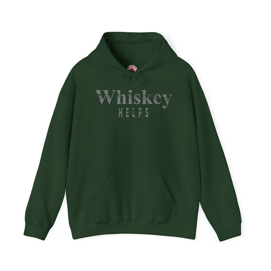 Whiskey Helps Hooded Sweatshirt