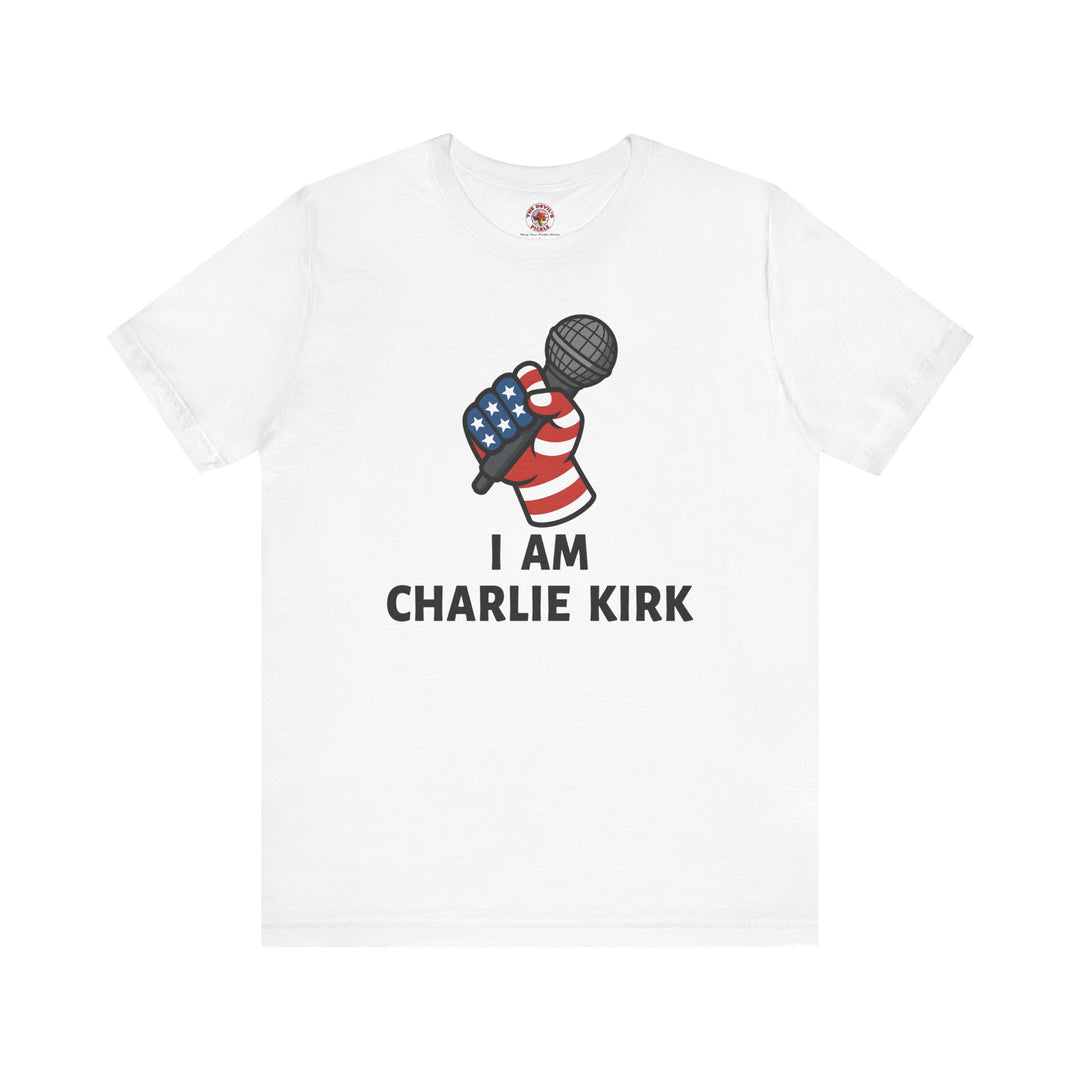 Charlie Kirk Mic T-Shirt