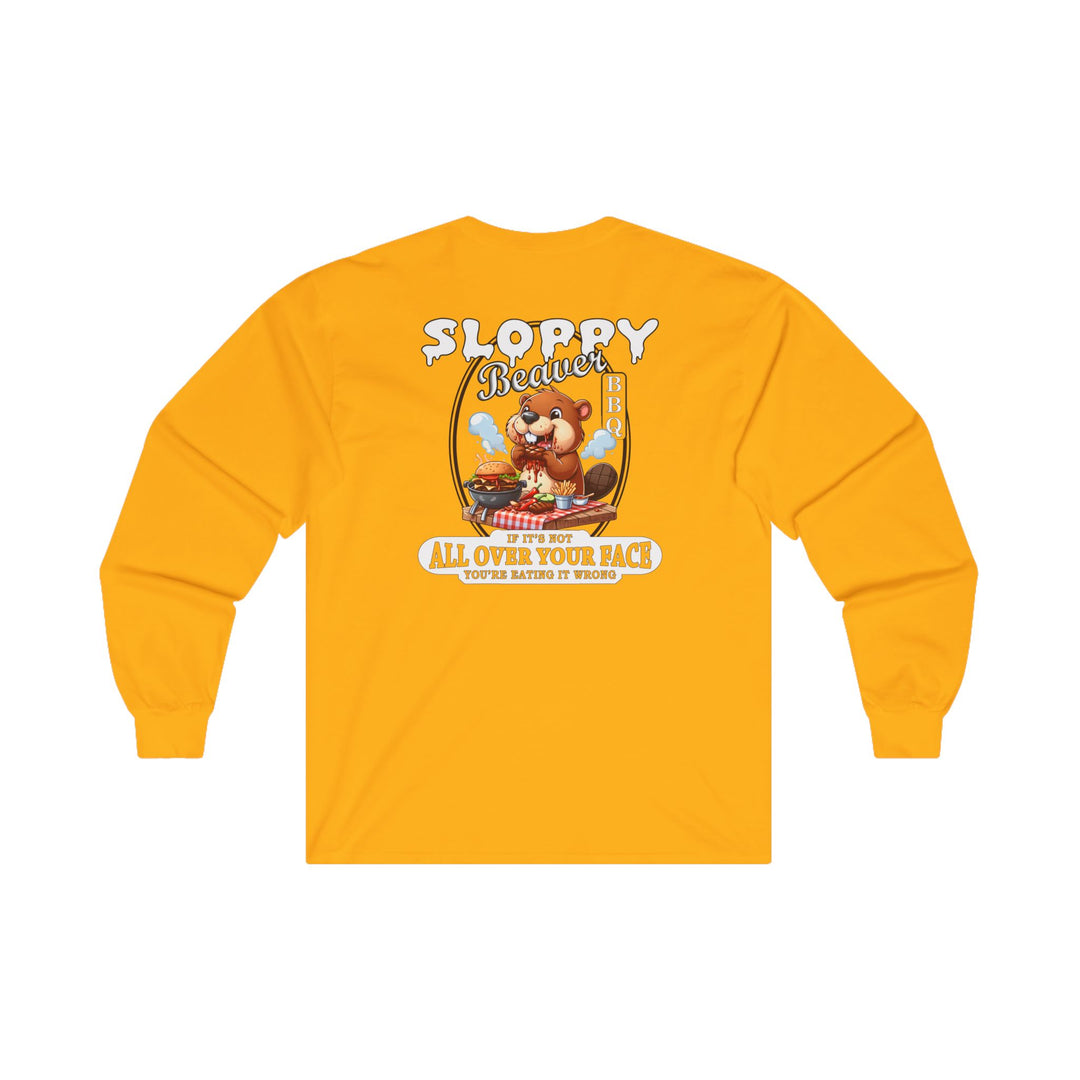 Sloppy Beaver BBQ Back Long Sleeve Tee