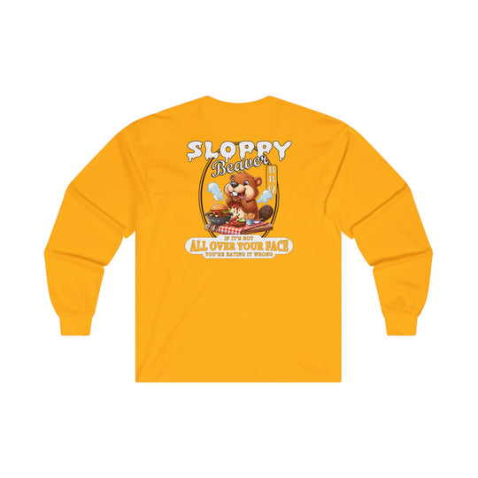 Sloppy Beaver BBQ Back Long Sleeve Tee