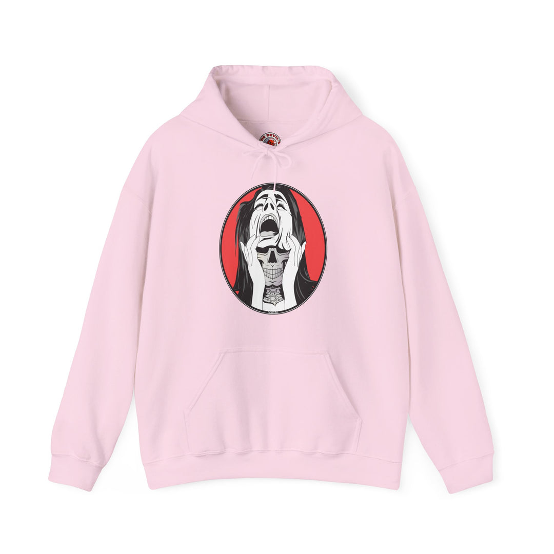 Skull Woman Hooded Sweatshirt