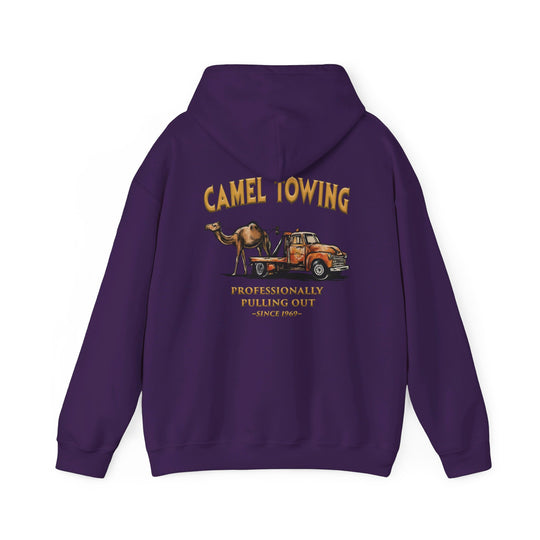 Camel Towing Back Hooded Sweatshirt