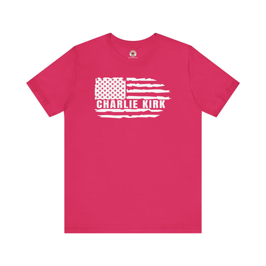 Charlie Kirk Flag T-Shirt