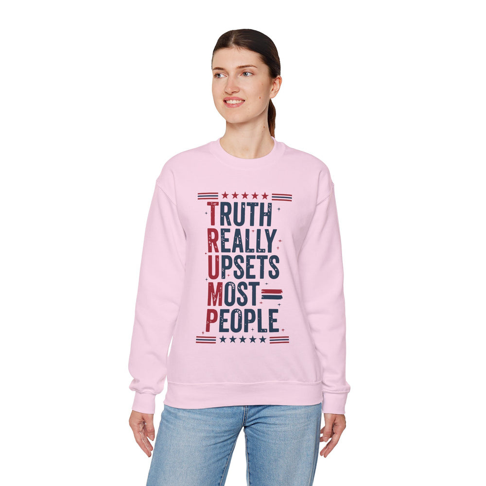 Truth Really Upsets Most People Crewneck Sweatshirt