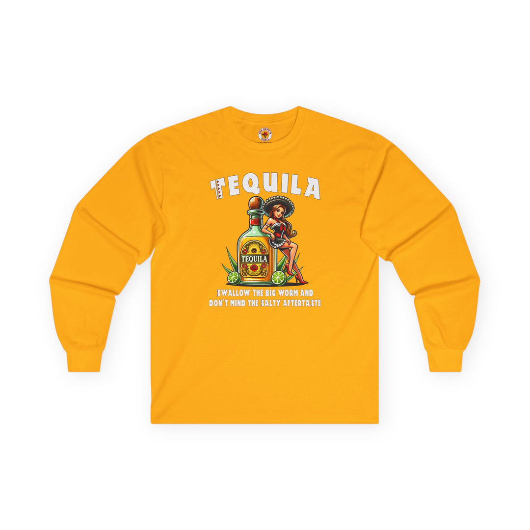 Tequila Swallow The Big Worm Long Sleeve Tee