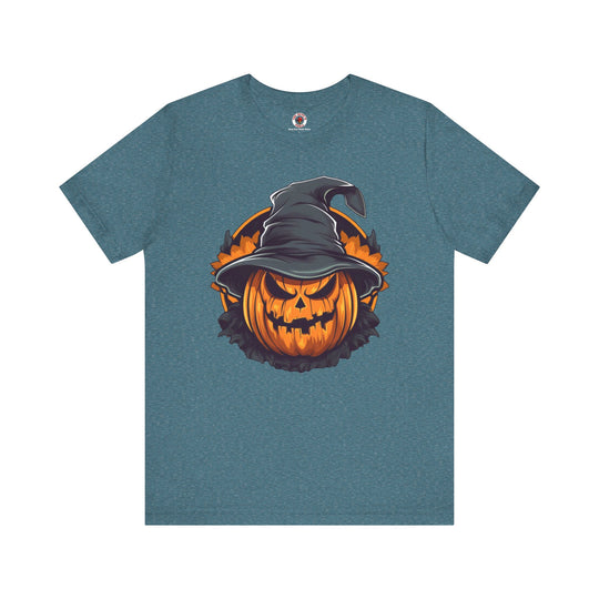 Scary Witch Pumpkin Halloween T-Shirt