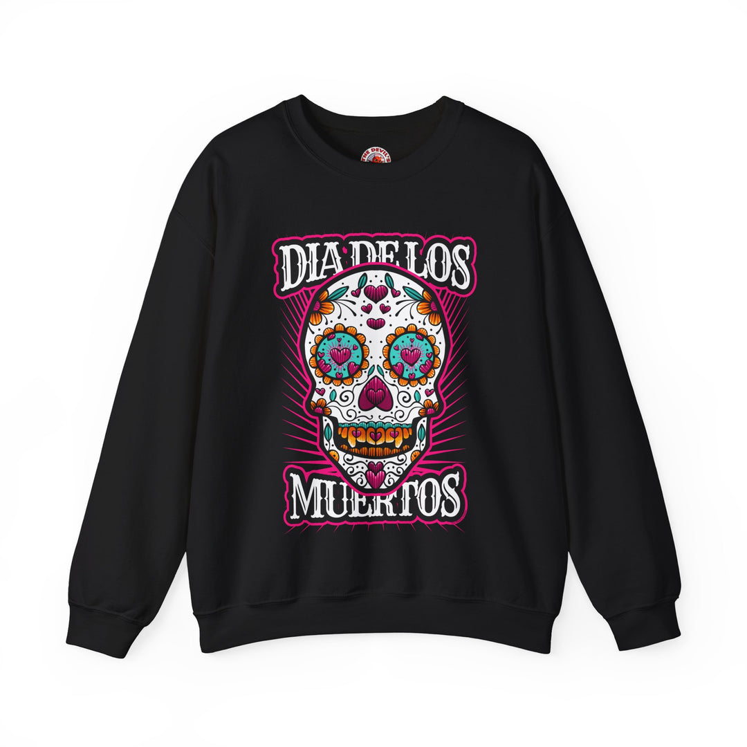 Dia De Los Muertos Skull Crewneck Sweatshirt