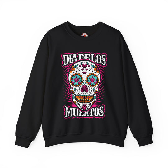 Dia De Los Muertos Skull Crewneck Sweatshirt