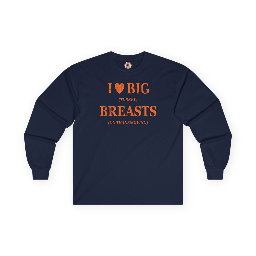 I Heart Big Breasts Long Sleeve Tee