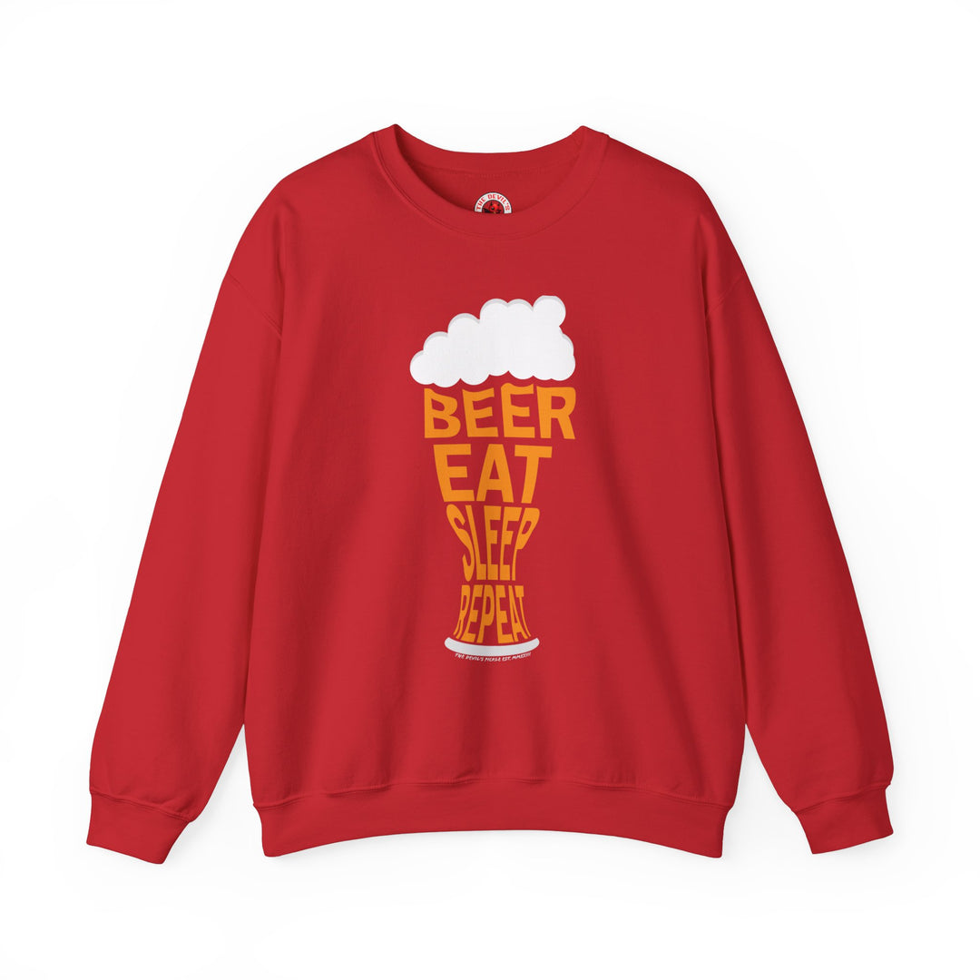 Beer Eat Sleep Repeat Crewneck Sweatshirt