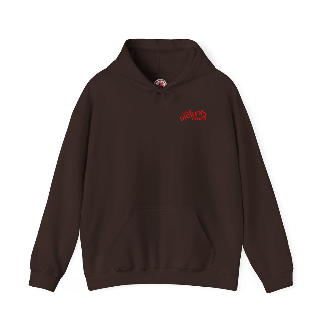 Hard Dickens Cider Front/Back Hooded Sweatshirt