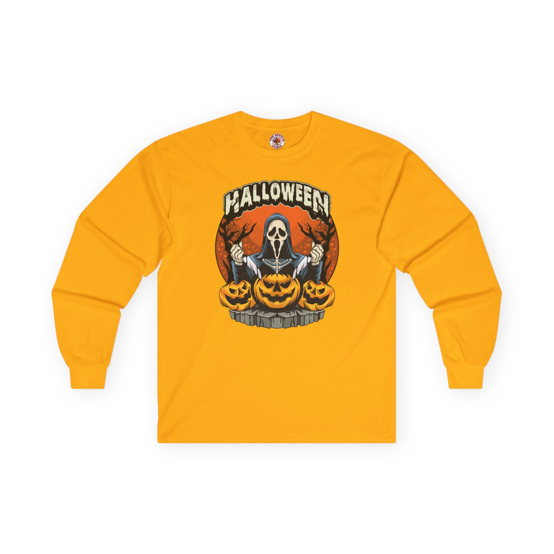 Screamer Killer Ghost Halloween Long Sleeve Tee