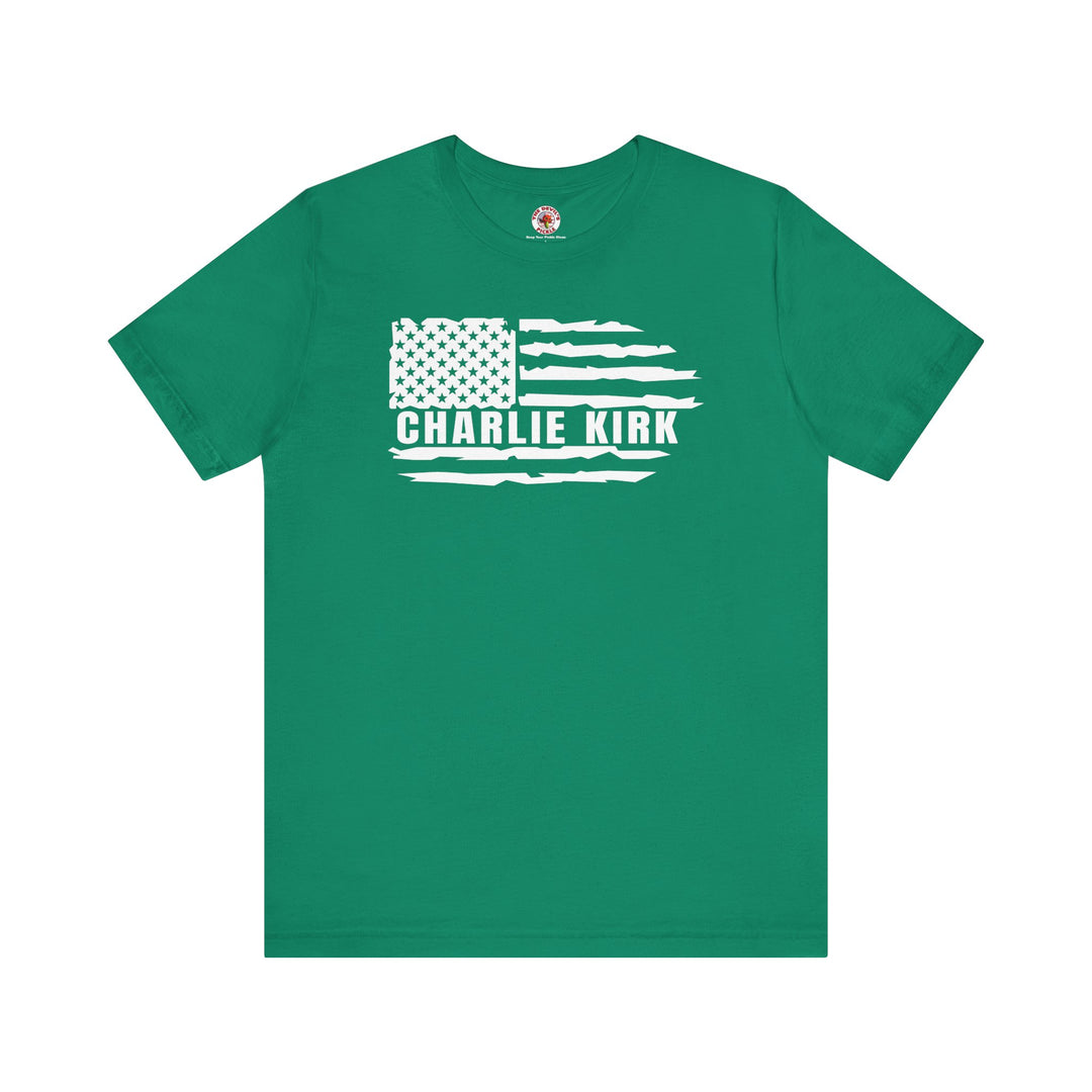 Charlie Kirk Flag T-Shirt