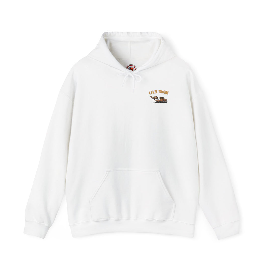 Camel Towing Back Hooded Sweatshirt