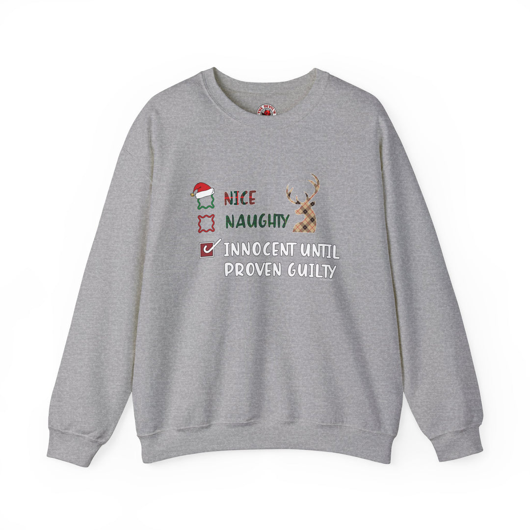 Innocent Until Proven Guilty Crewneck Sweatshirt