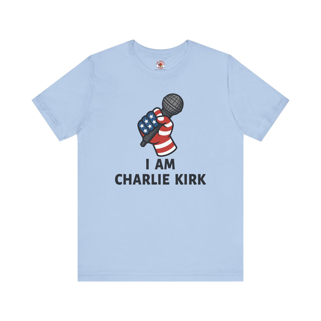 Charlie Kirk Mic T-Shirt