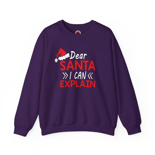 Dear Santa I Can Explain Crewneck Sweatshirt