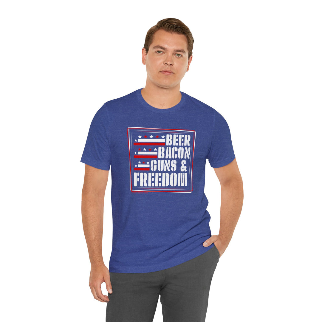 Beer Bacon Guns and Freedom T-Shirt