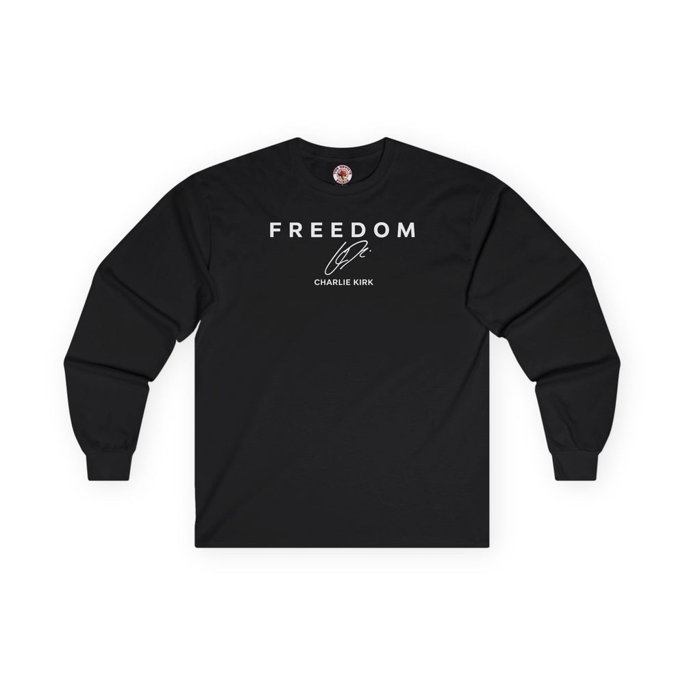 Charlie Kirk Freedom Long Sleeve Tee