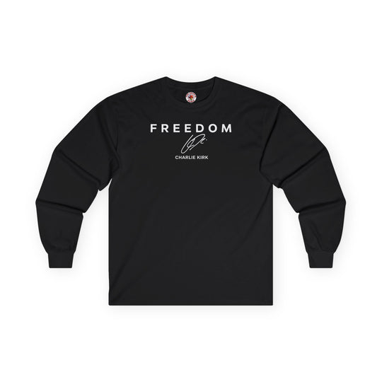 Charlie Kirk Freedom Long Sleeve Tee
