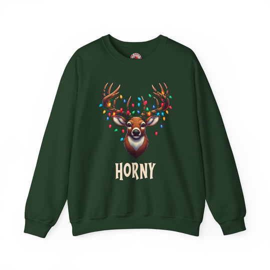 Horny Reindeer Crewneck Sweatshirt