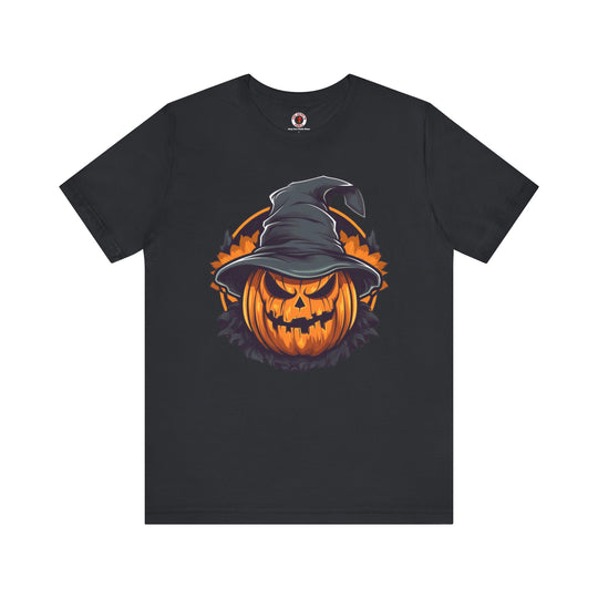 Scary Witch Pumpkin Halloween T-Shirt