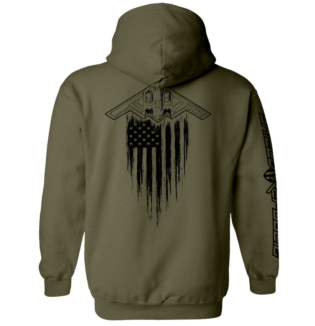 B2 Stealth Bomber Flag Shirts
