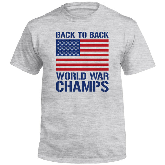 Back to Back World War Champs Shirts (front)