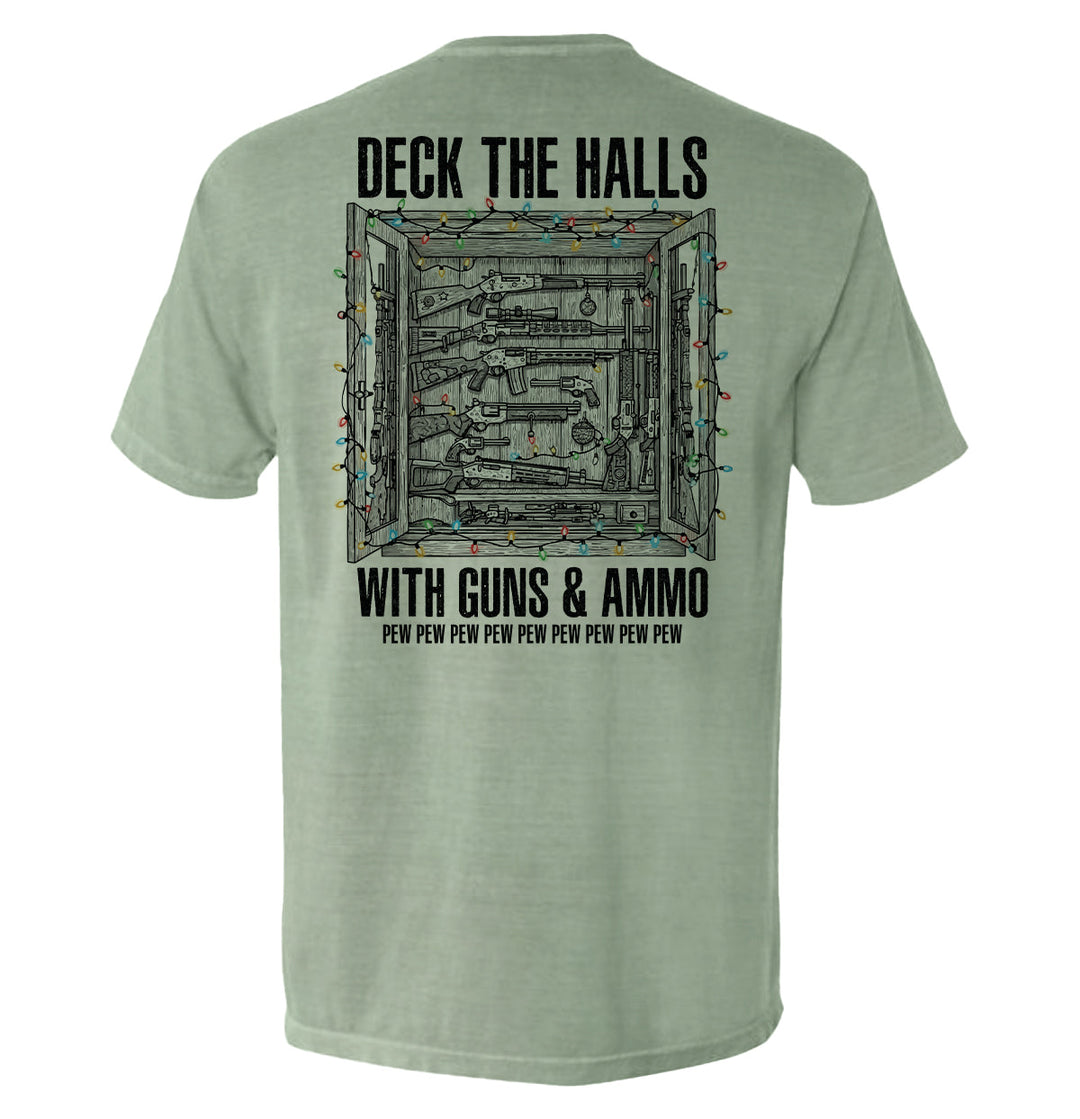 Deck The Halls With Guns & Ammo Shirts