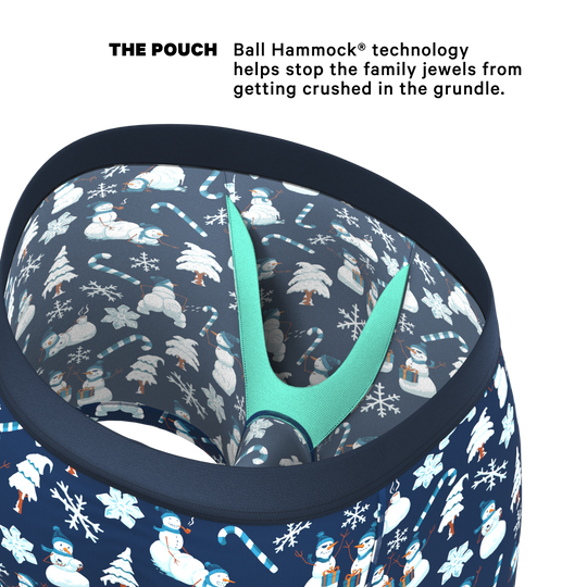 The Big Blizzard Naughty Snowmen Ball Hammock® Pouch Underwear