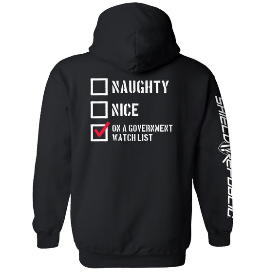 Naughty Nice On a Government Watch List Shirts