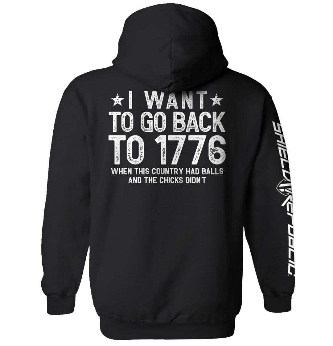 I Want To Go Back To 1776 Shirts