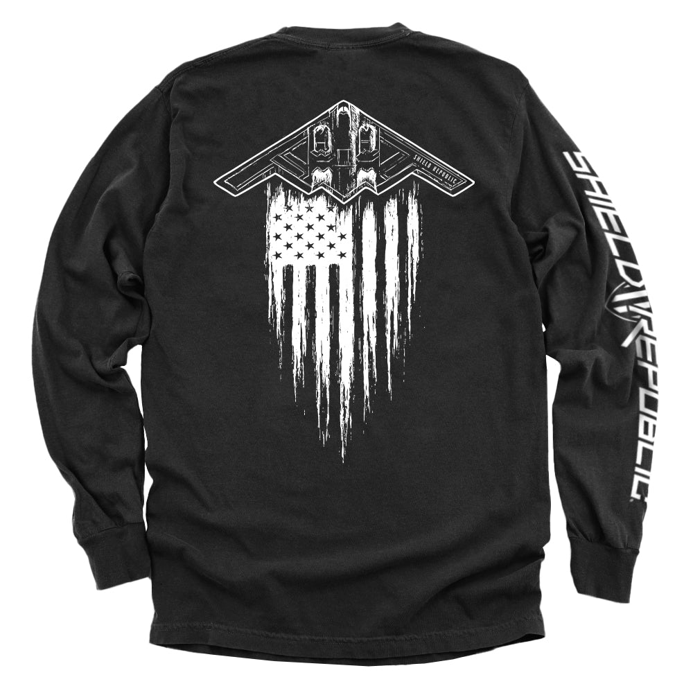 B2 Stealth Bomber Flag Shirts