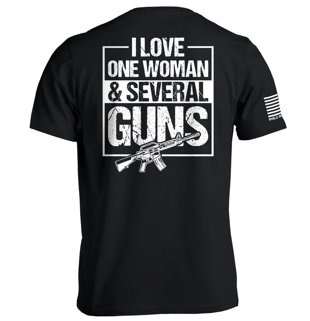 I Love One Woman & Several Guns Shirts