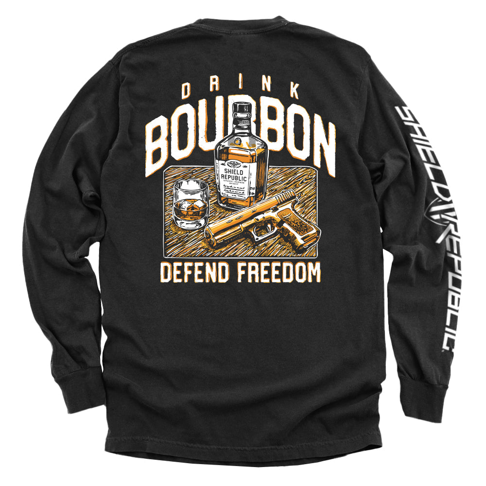 Drink Bourbon Defend Freedom Shirts