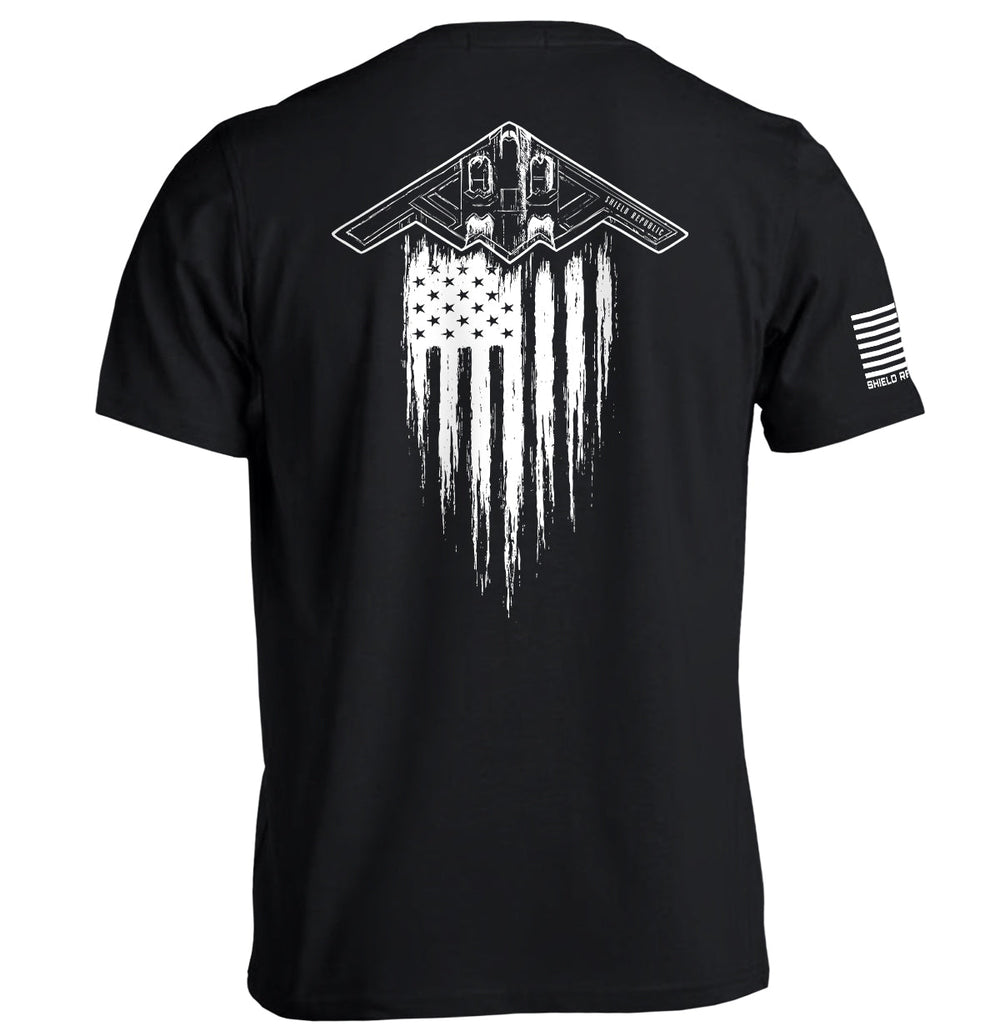 B2 Stealth Bomber Flag Shirts