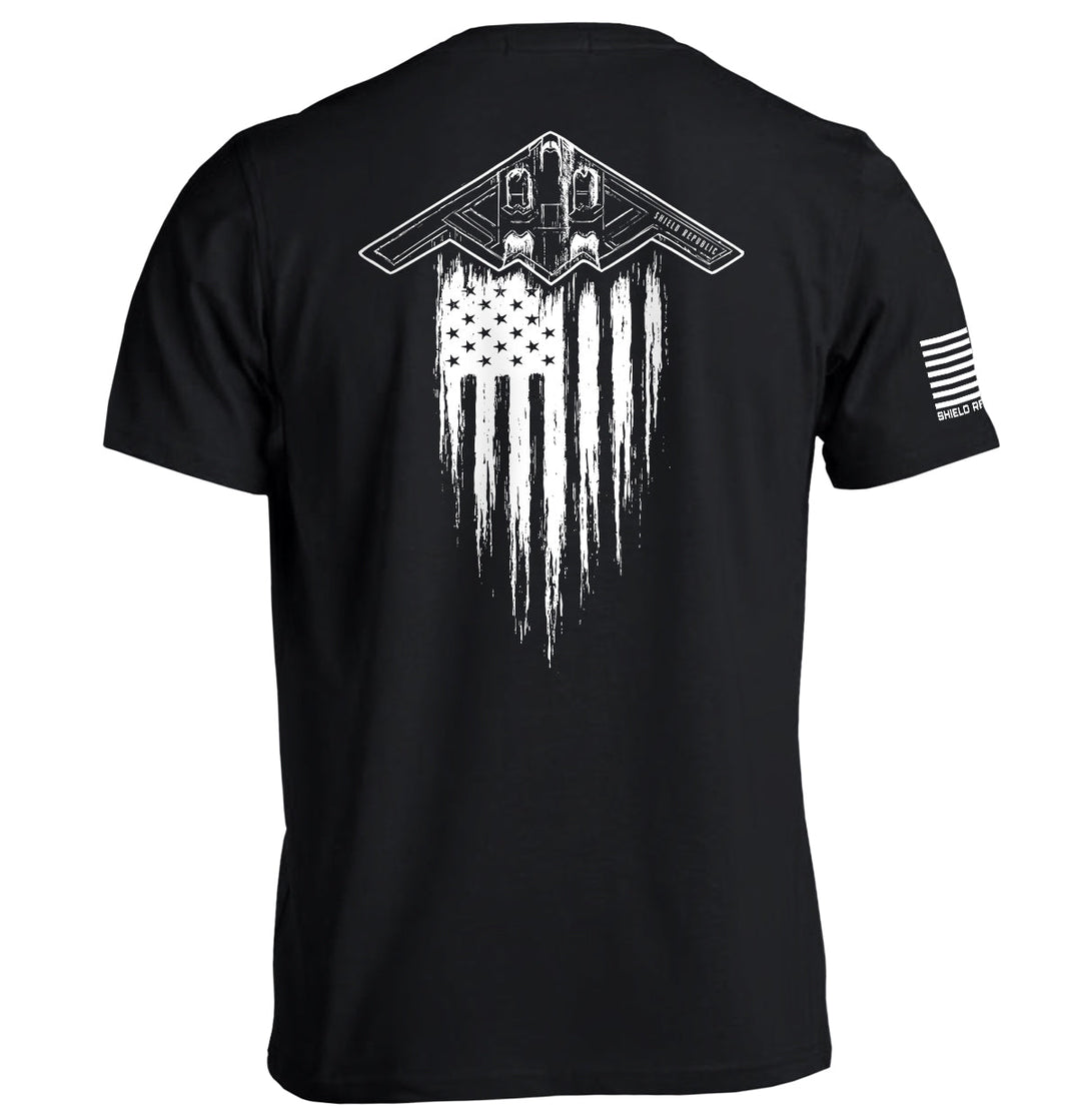 B2 Stealth Bomber Flag Shirts