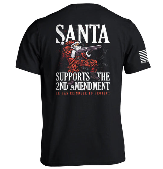 Santa Supports the 2nd Amendment Shirts
