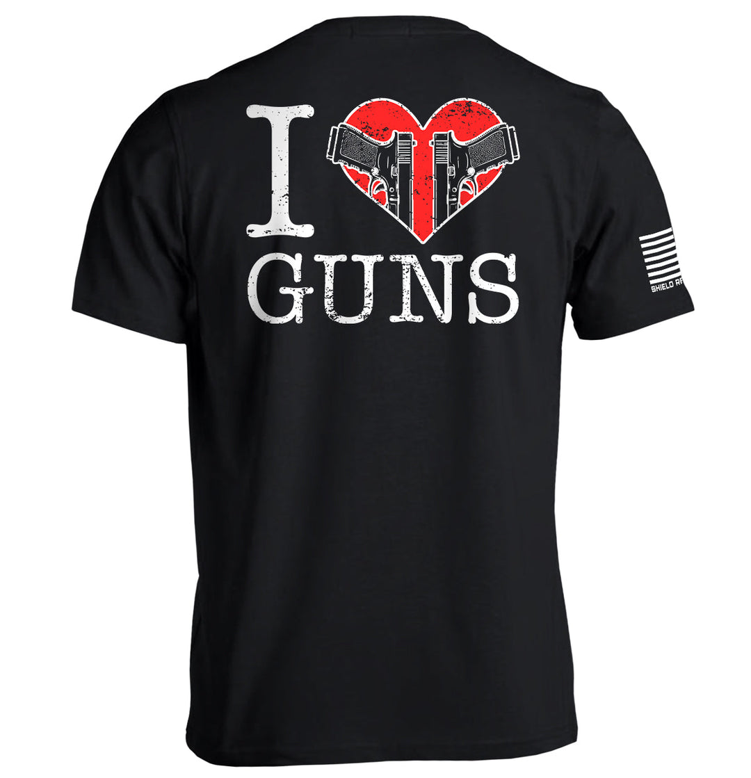 I Love Guns Shirts