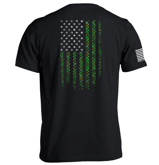 Irish Plaid American Flag